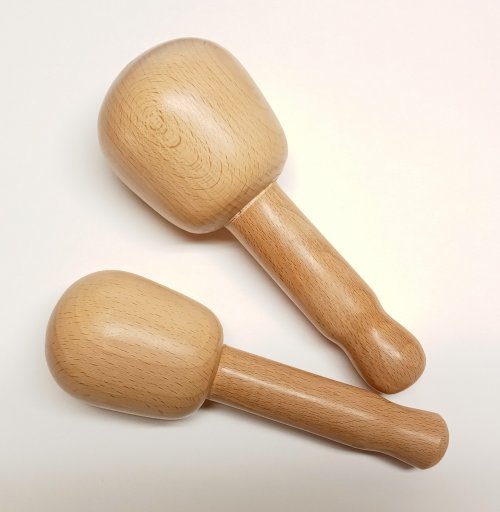 Judy Larson's Large Dapping Punches and Alternatives  - , Tools For Wire Jewelry, Dapping, Dapping Jewelry, Tools, , Jumbo wood dapping punches